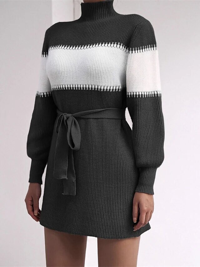 Women's Pullover Sweater Jumper, Color: Black