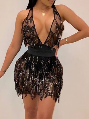 Women's Sheath Dress Short Mini Dress