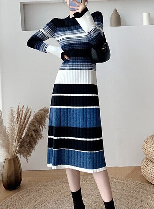 Women's A Line Dress Midi Dress