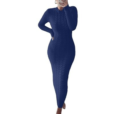Women's Sweater Jumper Dress Maxi long Dress