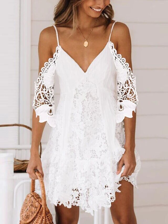 Women's A Line Dress Short Mini Dress