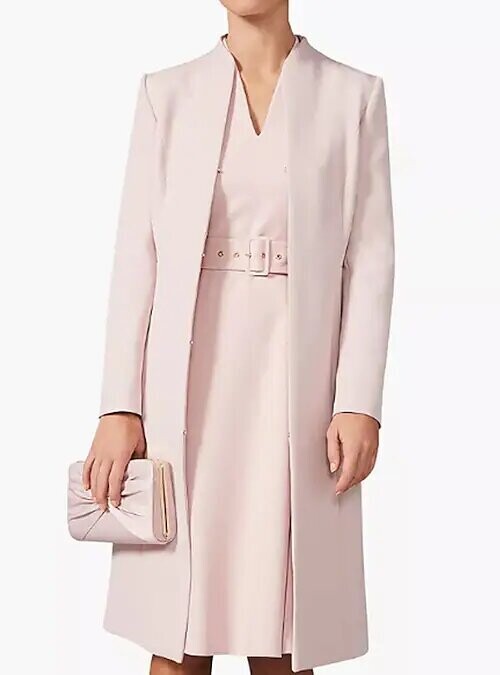 Women's Shift Dress Knee Length Dress, Color: Pink