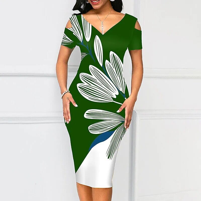 Women's Bodycon Knee Length Dress