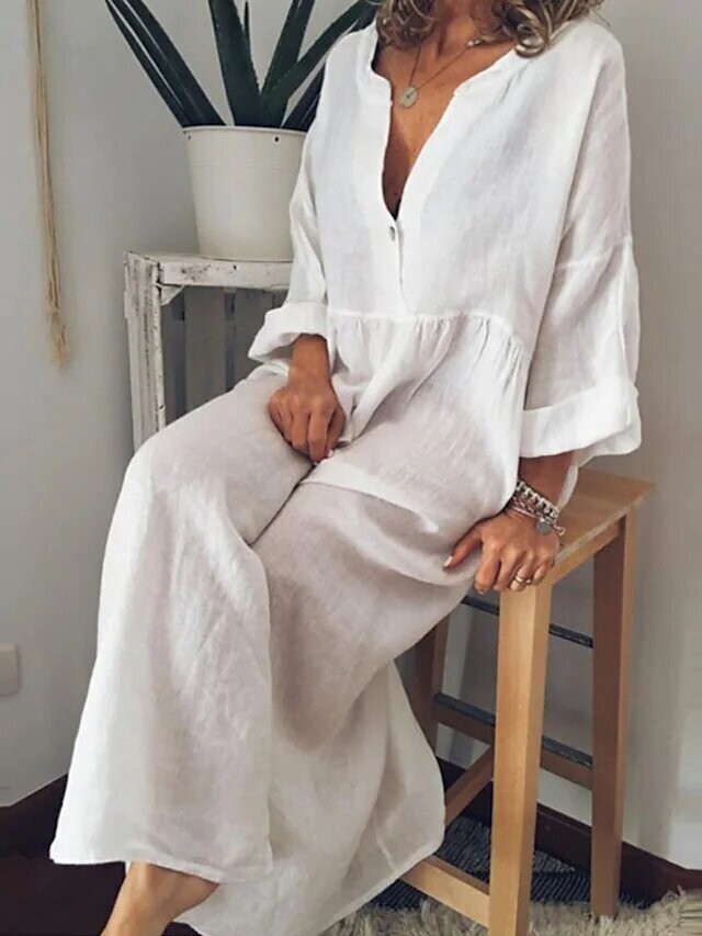 Women's Shift Dress Maxi long Dress