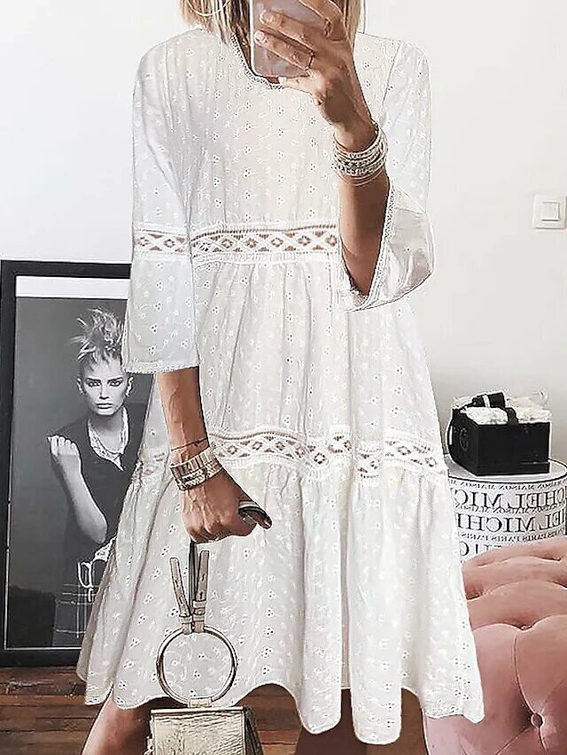 Women's A Line Dress Short Mini Dress