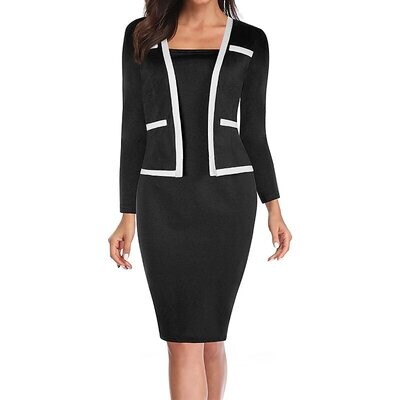 Women's Sheath Dress Knee Length Dress