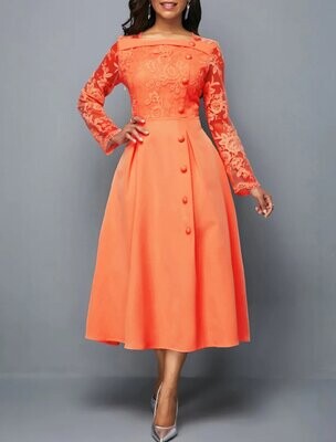 Women's Swing Dress Midi Dress