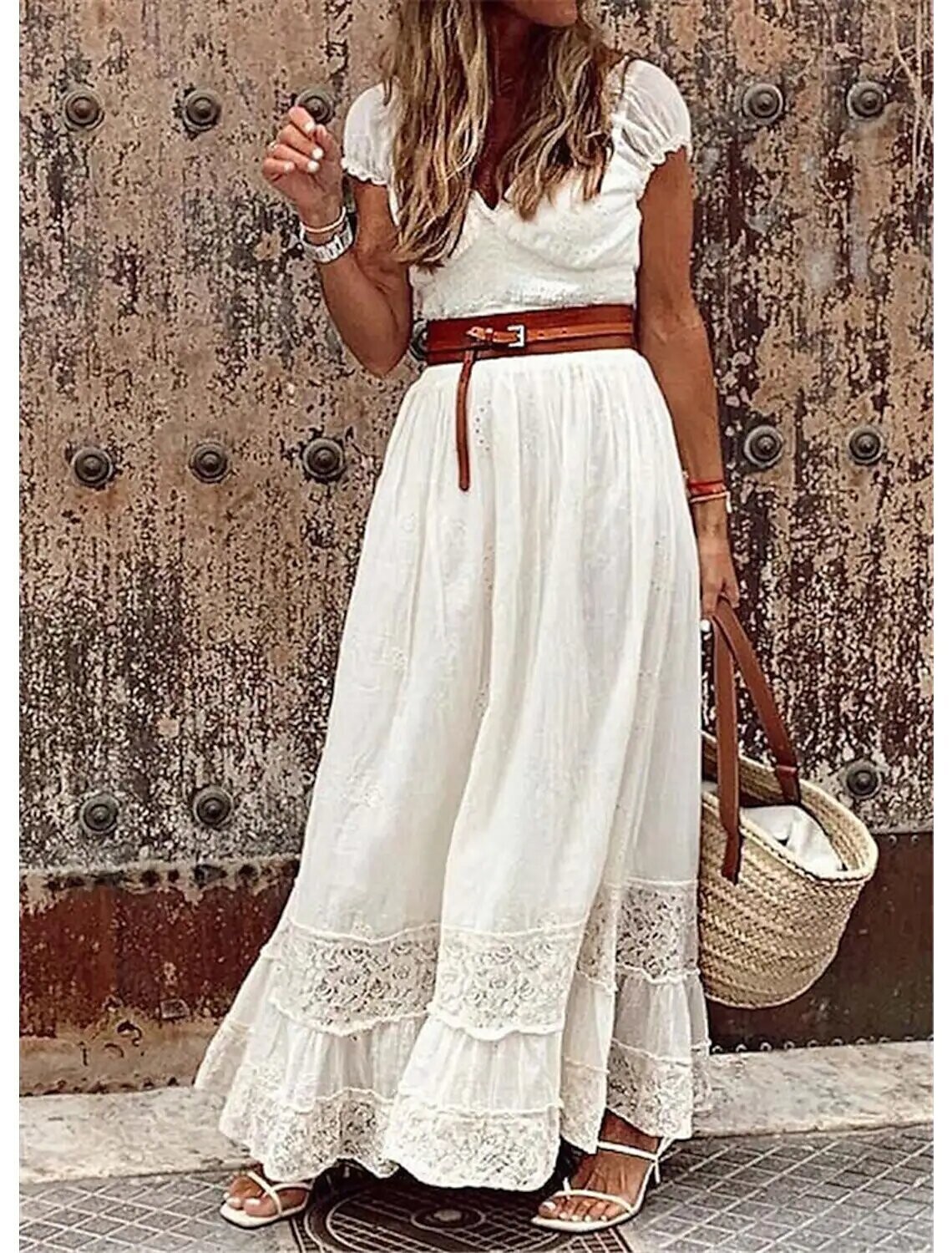 Women's A Line Dress Maxi long Dress