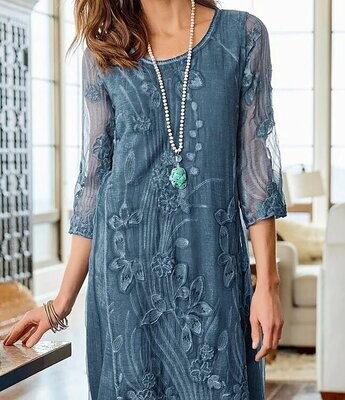 Women's Lace Dress Knee Length Dress