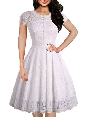 Women's A Line Dress Knee Length Dress