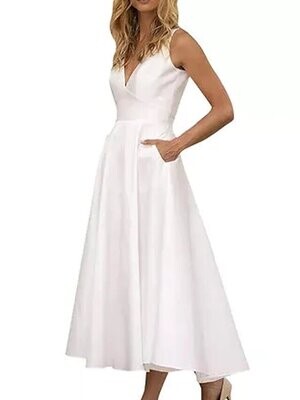Women‘s A Line Dress Maxi long Dress