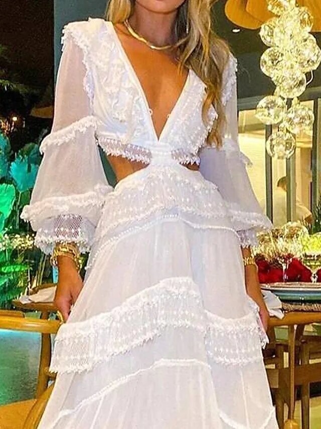 Women's A Line Dress Maxi long Dress