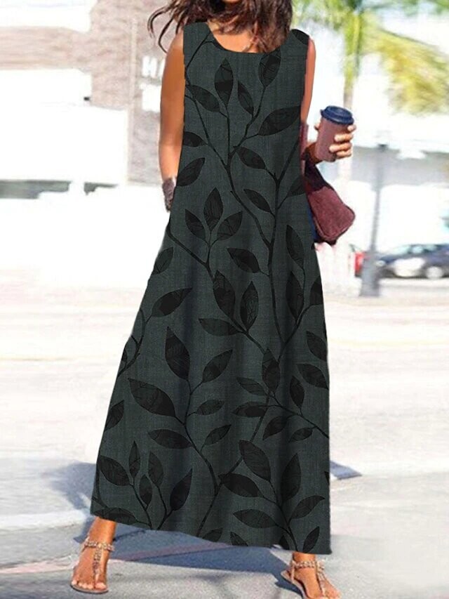 Women's Shift Dress Maxi long Dress