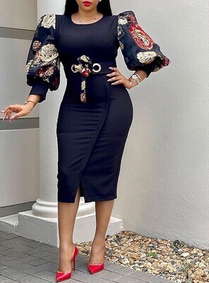 Women's Sheath Dress Knee Length Dress