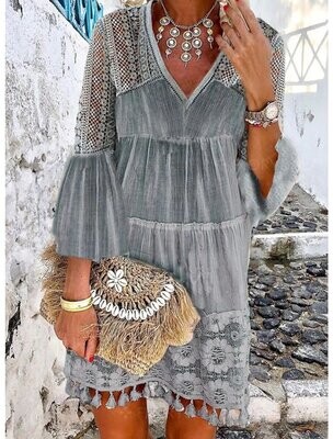 Women's A Line Dress Short Mini Dress