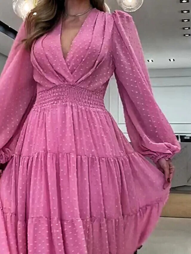 Women's Swing Dress Maxi long Dress