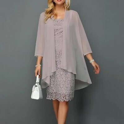 Women‘s Shift Dress Knee Length Dress