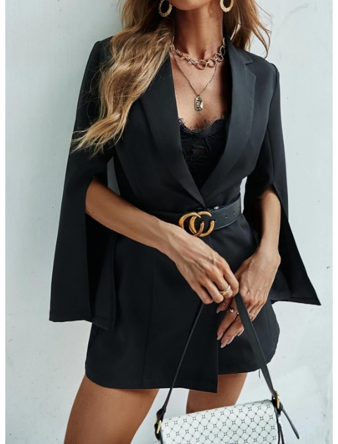 Women's Sheath Dress Short Mini Dress, Color: Black