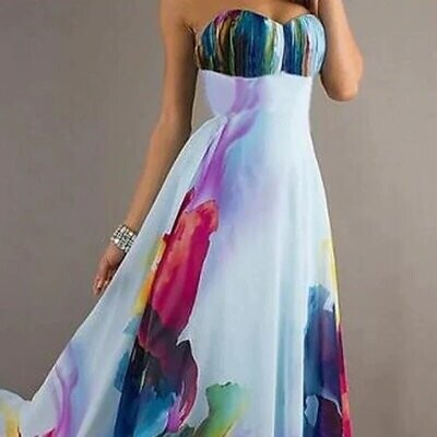 Women‘s A Line Dress Maxi long Dress