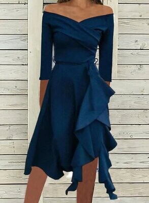 Women's A Line Dress Midi Dress