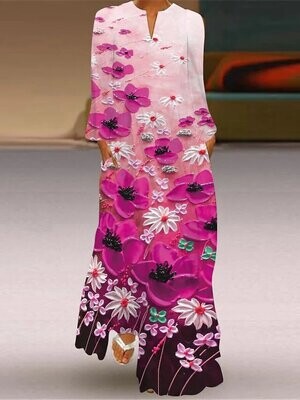 Women's Shift Dress Maxi long Dress