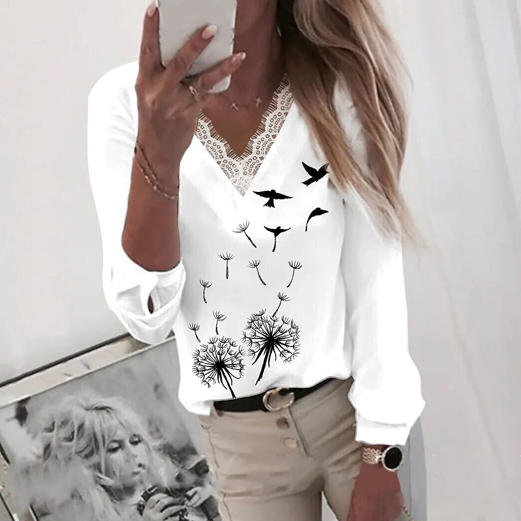 Women's Shirt Dandelion Daily Weekend, Color: White