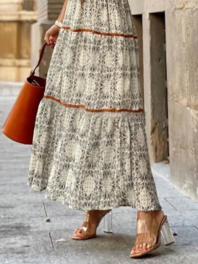 Women's A Line Dress Maxi long Dress