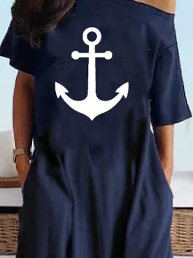 Women's T Shirt Dress Tee Dress Maxi long Dress