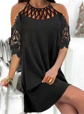 Women's Shift Dress Short Mini Dress