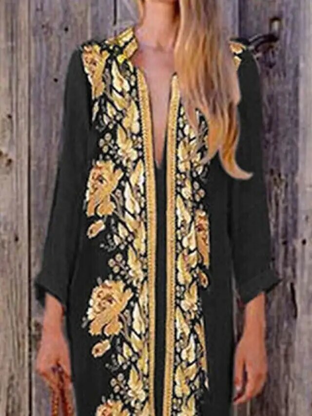 Women's Shift Dress Maxi long Dress