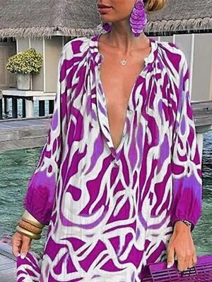 Women's Shift Dress Maxi long Dress