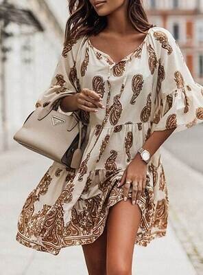 Women's A Line Dress Short Mini Dress