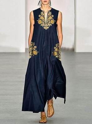 Women's Shift Dress Maxi long Dress