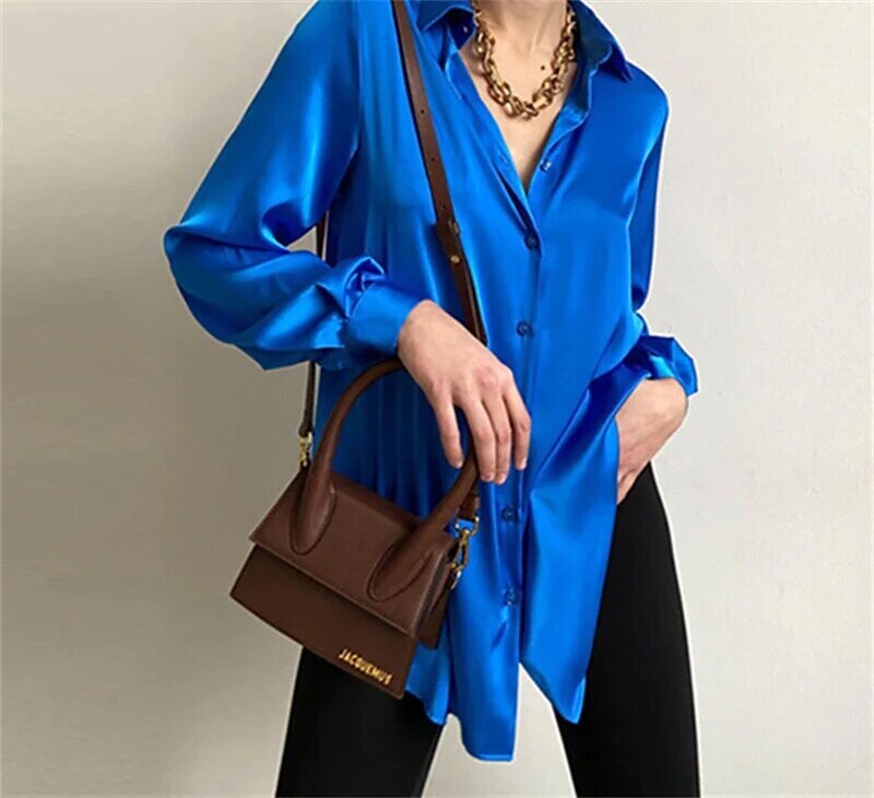Women's Blouse Plain Casual Daily Weekend, Color: Blue