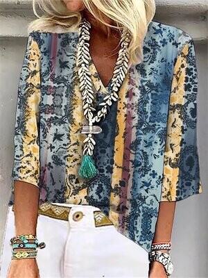 Women's Blouse Floral Casual Daily