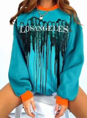 Women's Sweatshirt Pullover Tie Dye