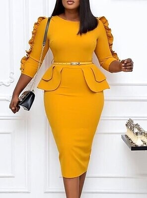 Women‘s Sheath Dress Knee Length Dress