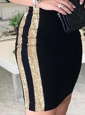 Women's Bodycon Knee Length Dress