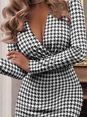 Women's Sheath Dress Knee Length Dress