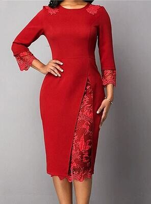 Women's Bodycon Knee Length Dress