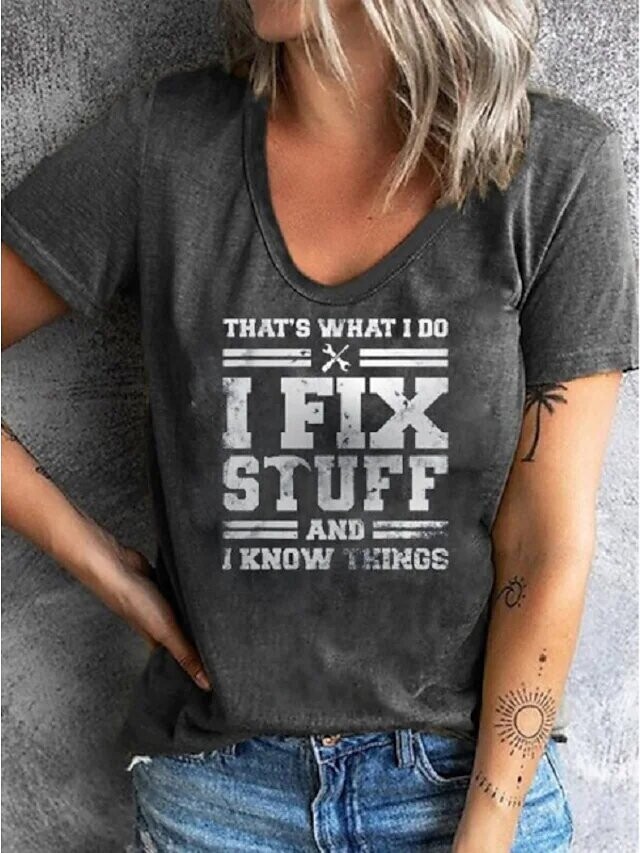 Women's T shirt Tee That's What I Do