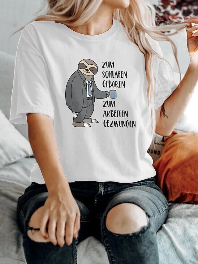 Women's T shirt Tee Graphic Patterned