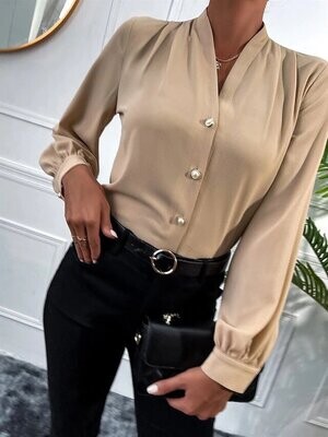 Women's Blouse Plain Daily Weekend