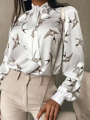 Women's Blouse Bird Animal Daily Work Weekend
