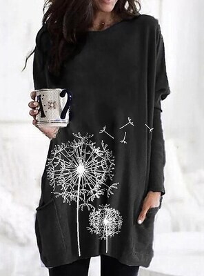Women's T shirt Dress Graphic