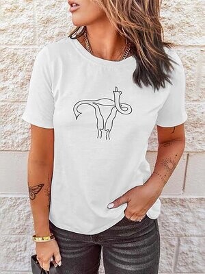 Women's T shirt Tee Graphic Patterned Casua