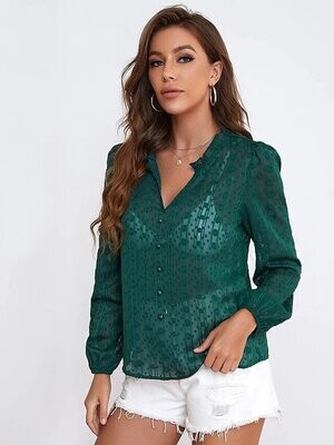 Women's Blouse Plain Daily Weekend