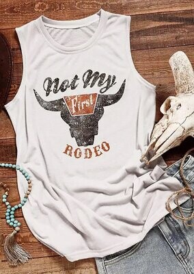 Women's Tank Top Cattle Letter Daily Weekend