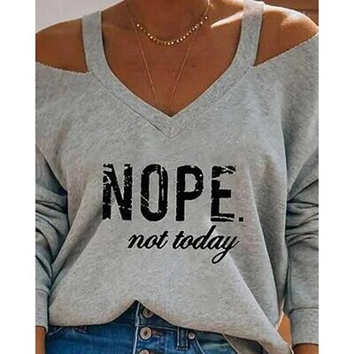 Women's Shirt Letter Daily Weekend