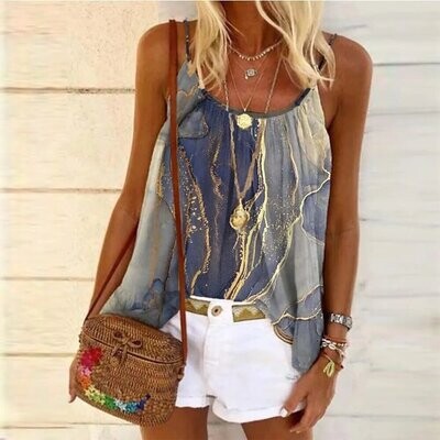 Women's T shirt Tee Striped